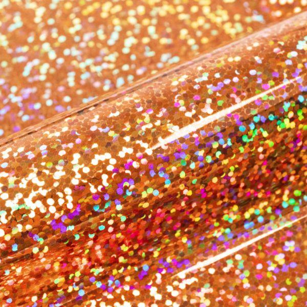 Siser® Holographic Flexfolie Plotterfolie Bügelfolie Prismafolie H0006 Orange